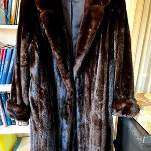BEN KAHN Mahogany Mink Coat